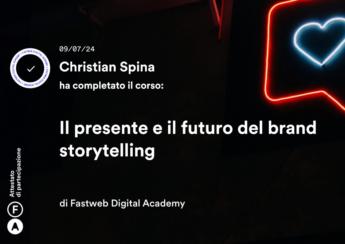 Il presente e il futuro del brand storytelling (OLD EDITION)